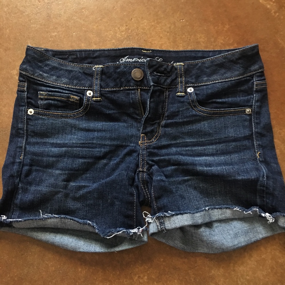 Dark Wash American Eagle Jean shorts